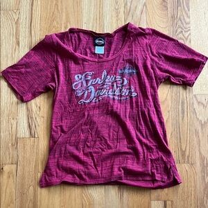 🔥4/$20 Harley-Davidson Red Short Sleeve Graphic Tee